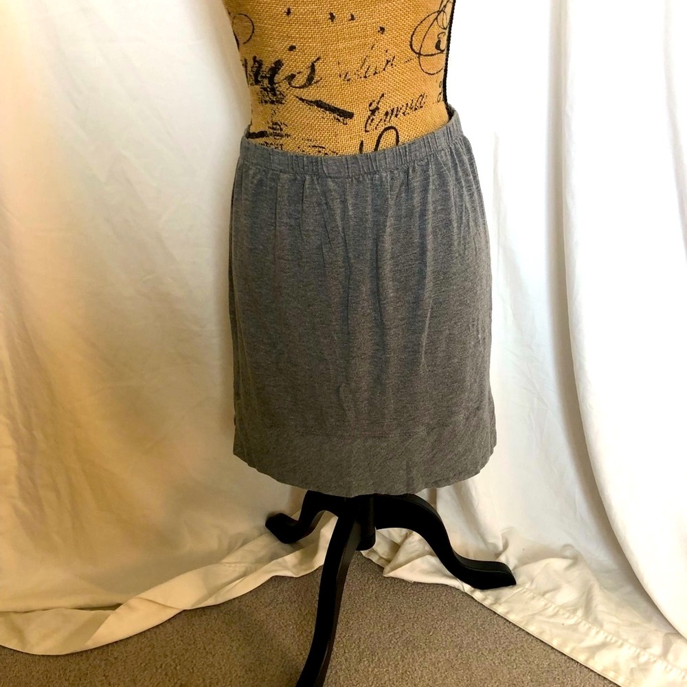 Merona Gray Casual Skirt